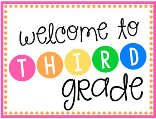 Welcome to third grade 